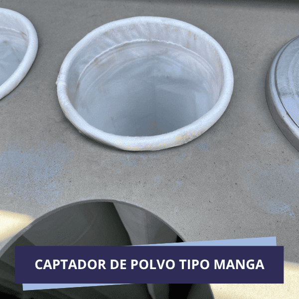 CAPTADOR DE POLVO TIPO MANGA