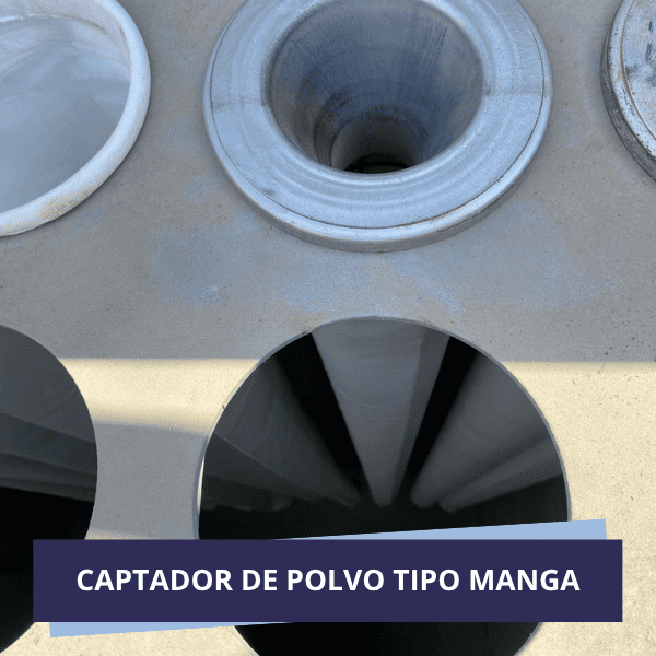 CAPTADOR DE POLVO TIPO MANGA