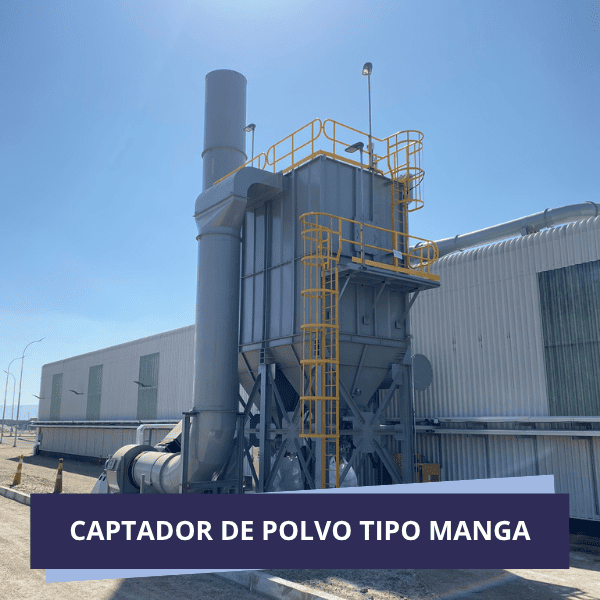 CAPTADOR DE POLVO TIPO MANGA