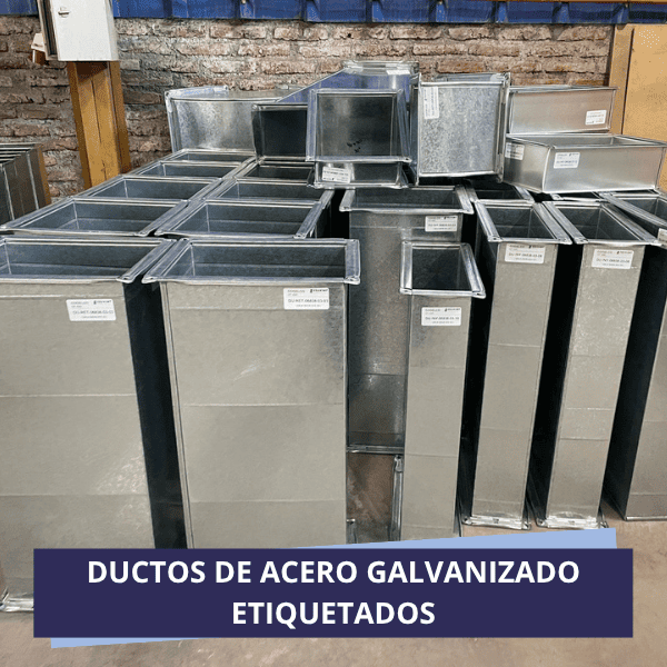 Ductos de ventilación DE acero galvanizado