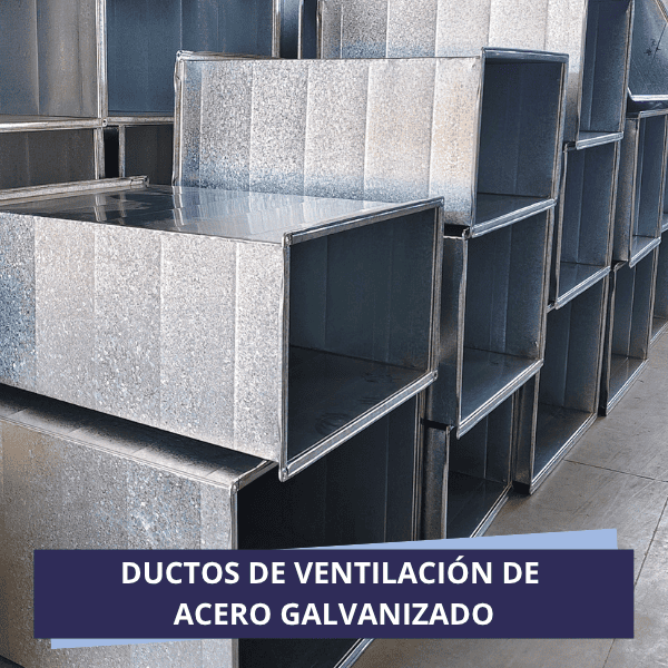Ductos de ventilación DE acero galvanizado