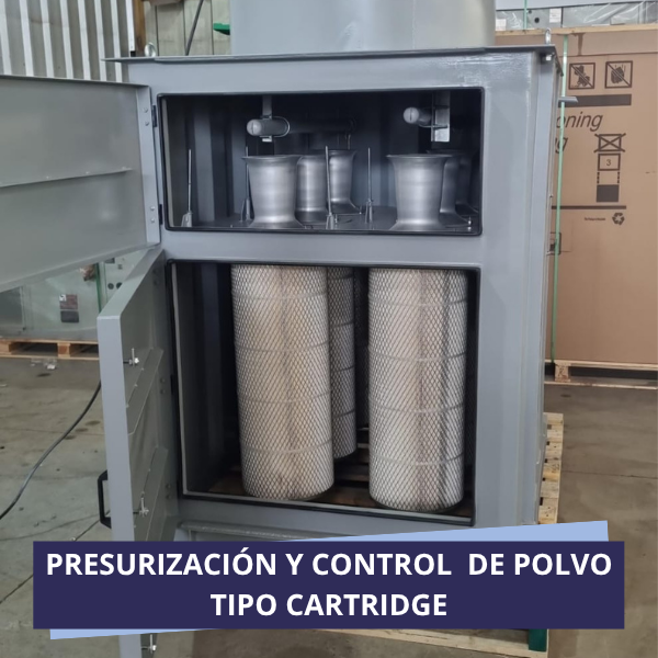 Captador de Polvo Tipo Cartridge