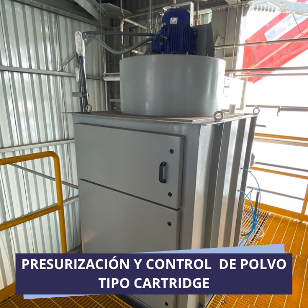 Captador de Polvo Tipo Cartridge
