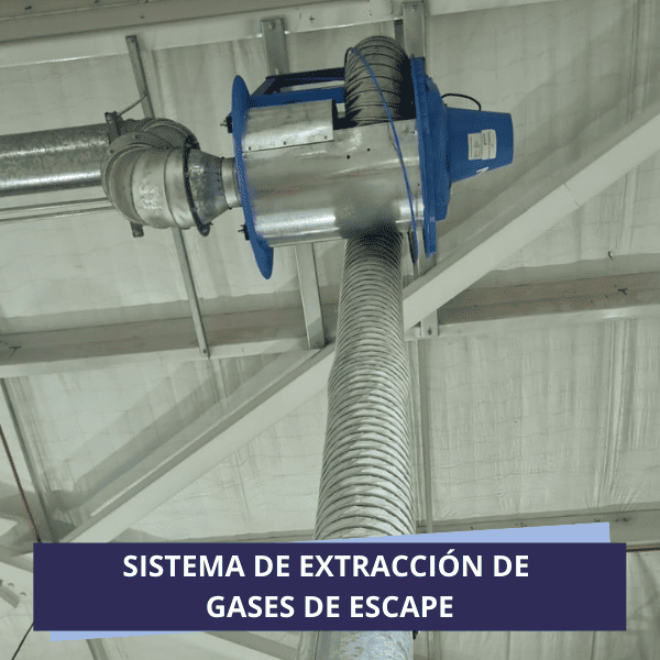 Sistema de extracción de gases de escape