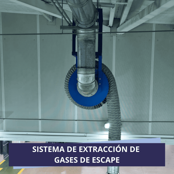 Sistema de extracción de gases de escape