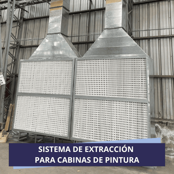 SISTEMA DE EXTRACCIÓN PARA CABINAS DE PINTURA