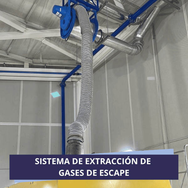 SISTEMA DE extracción de gases de escape