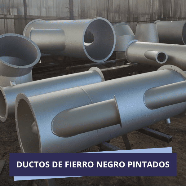 ductos de fierro negro
