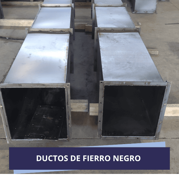 Ductos de fierro negro