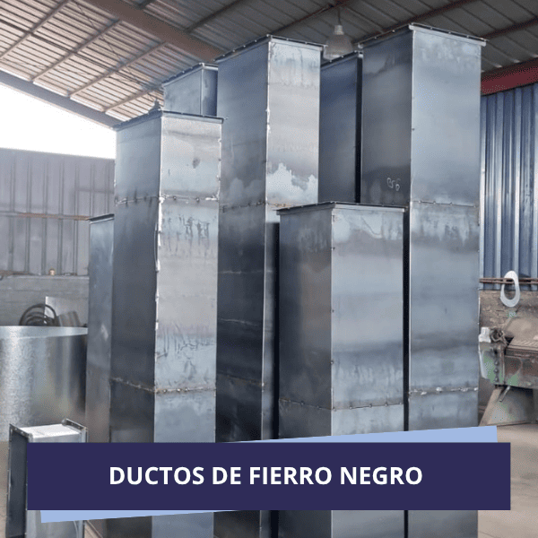 Ductos de fierro negro