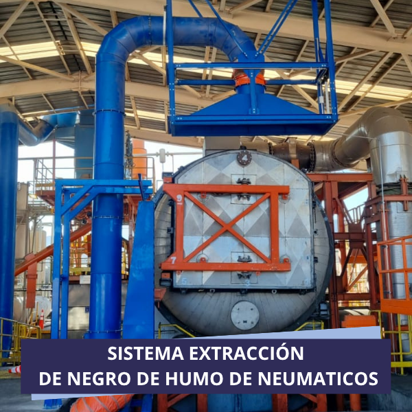 sistema extracción de negro de humo