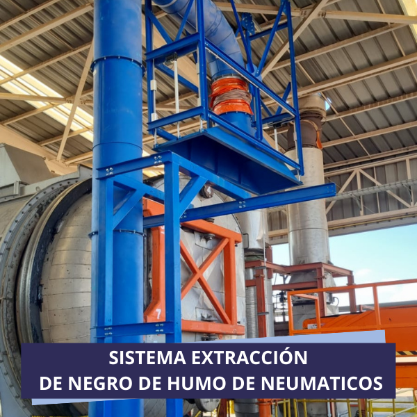 sistema extracción de negro de humo