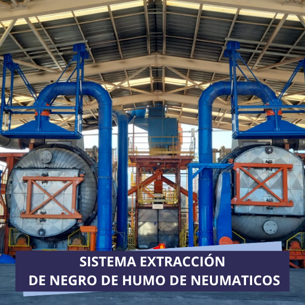 sistema extracción de negro de humo