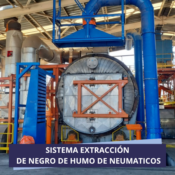 sistema extracción de negro de humo